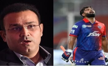Virender Sehwag slammed captain Rishabh Pant's batting approach