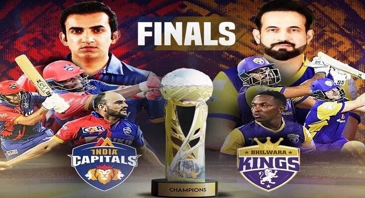 India Capitals vs Bhilwara Kings Legends League Cricket 2022 Final