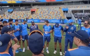India's Second Warm-Up Game Against New Zealand abandoned