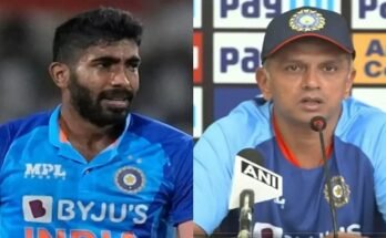 Rahul Dravid give update about Jasprit Bumrah's fitness