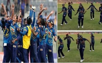 Sri Lanka's celebration after defeating Pakistan in Women’s Asia Cup 2022, Watch Video
