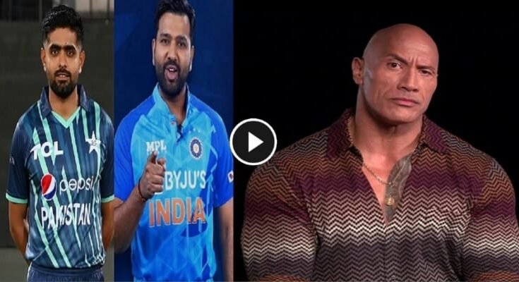 WWE star The Rock about the match between India and Pakistan