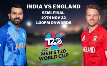 T20 WC 2022 India Vs England Semi-Final- Pitch Report- Head To Head Record- playing XI