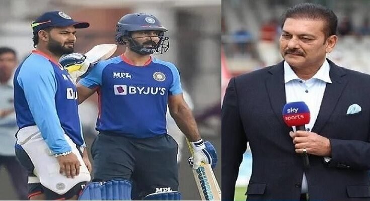 Pant vs DK ravi shastri picks his choice for india vs england semi final