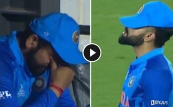 Rohit Sharma cried at dugout after crushing defeat to england