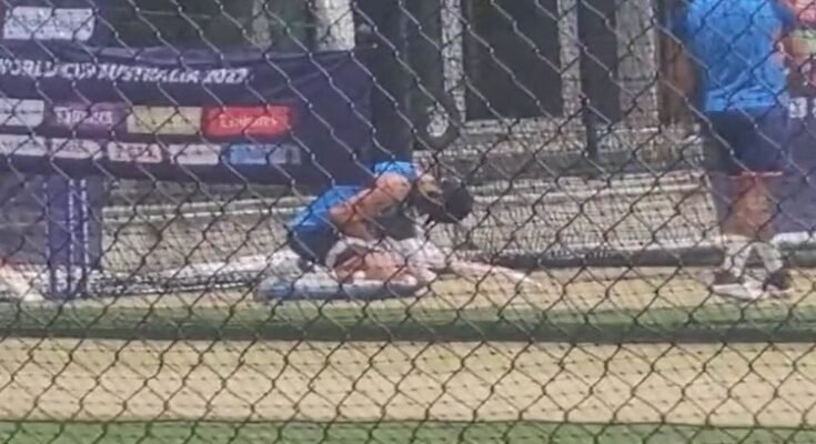 Virat Kohli got hit by Harshal Patel during nets session ahead of ind vs eng semifinal