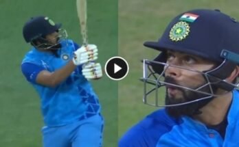 Virat Kohli’s reactions to KL Rahul’s 96-metre six, watch out