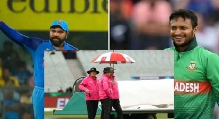 IND vs BAN: if the rain does not stop who will win the match-DLS