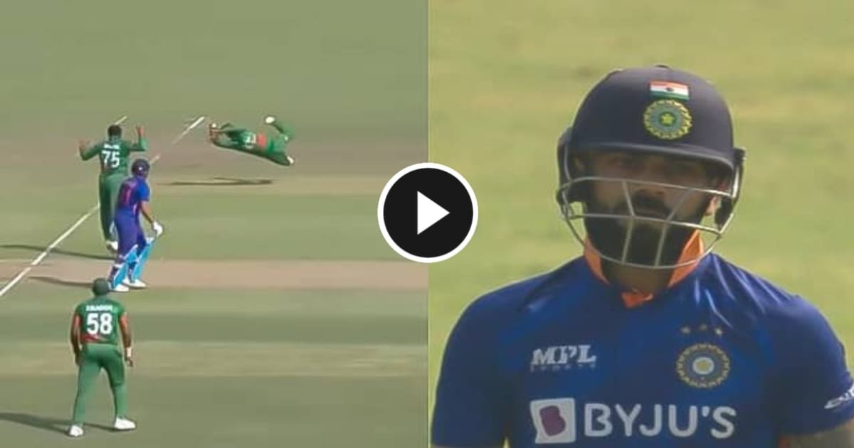 IND vs BAN 1st ODI: Liton Das took an incredible catch, Virat Kohli stunned, watch VIDEO