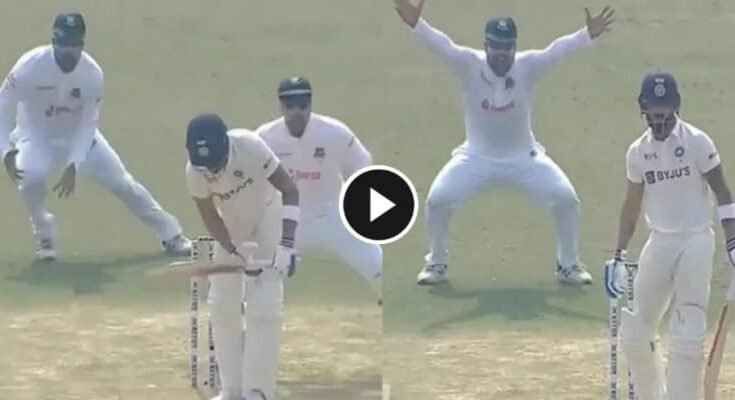 Ind vs Bang 1st Test 2022 Virat Kohli bowled by Taijul Islam watch